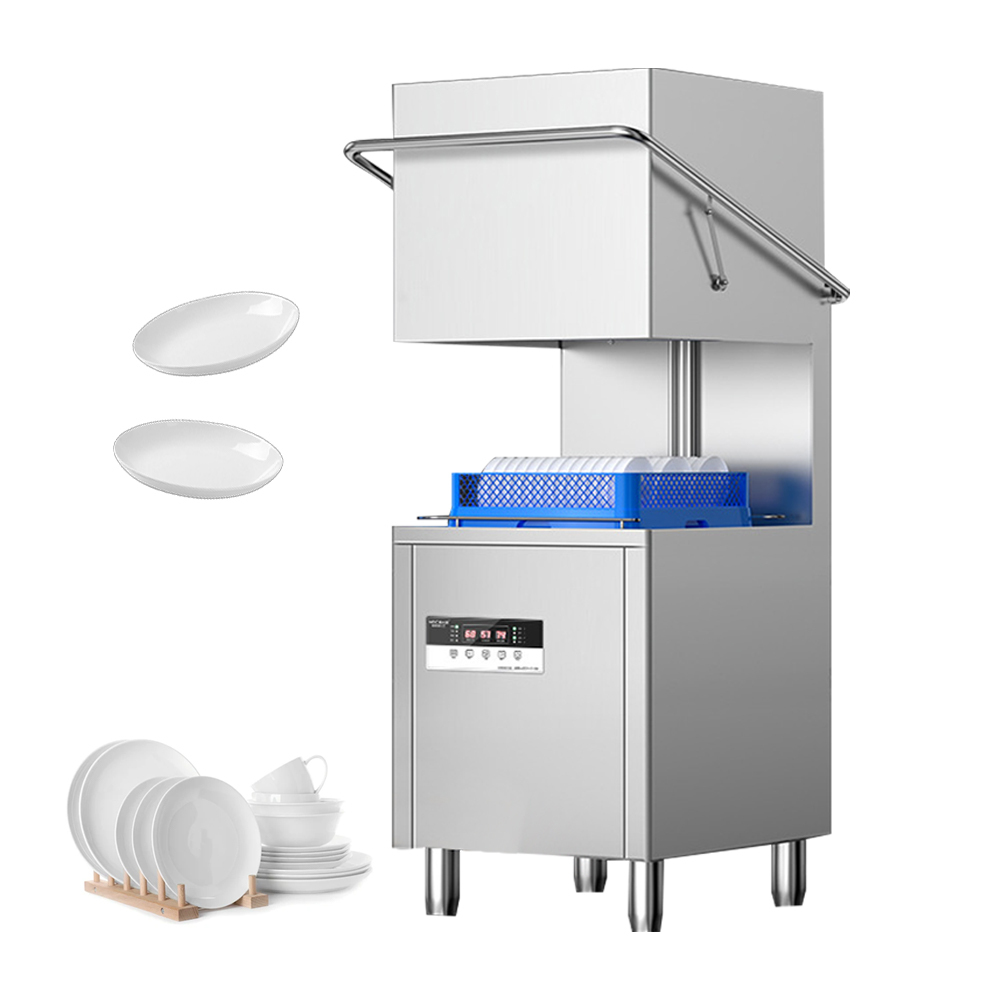 Fast Heating Speed Commercial Hotel Industrial Dishwasher Cutlery Basket Dishwasher 60 Baskets/hour 220v 380v