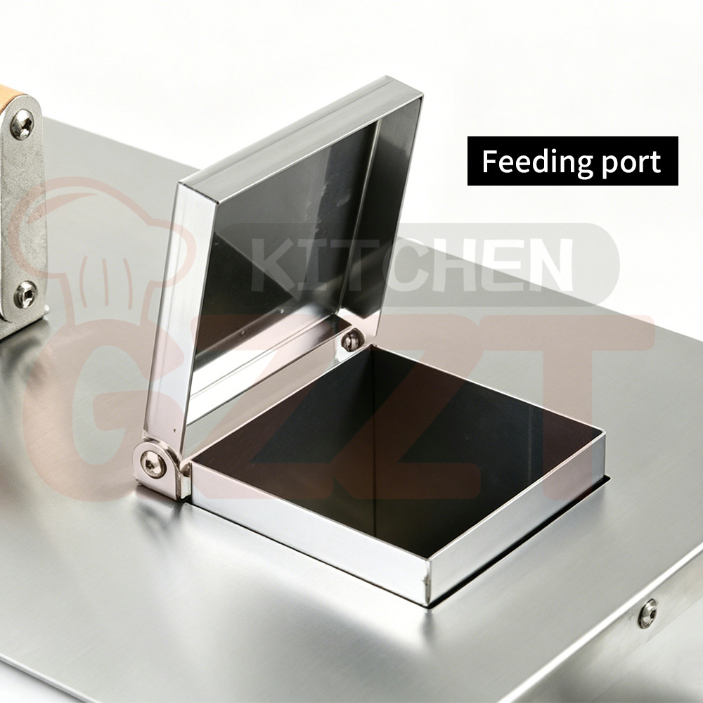 Stainless Steel Outdoor 12" Automatic Rotatable Pizza Oven Portable Wood Fired Pizza Oven With Temperature Display Gauge