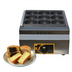 Commercial 18-Hole Electric Wheel Cake & Egg Waffle Maker | ITOP