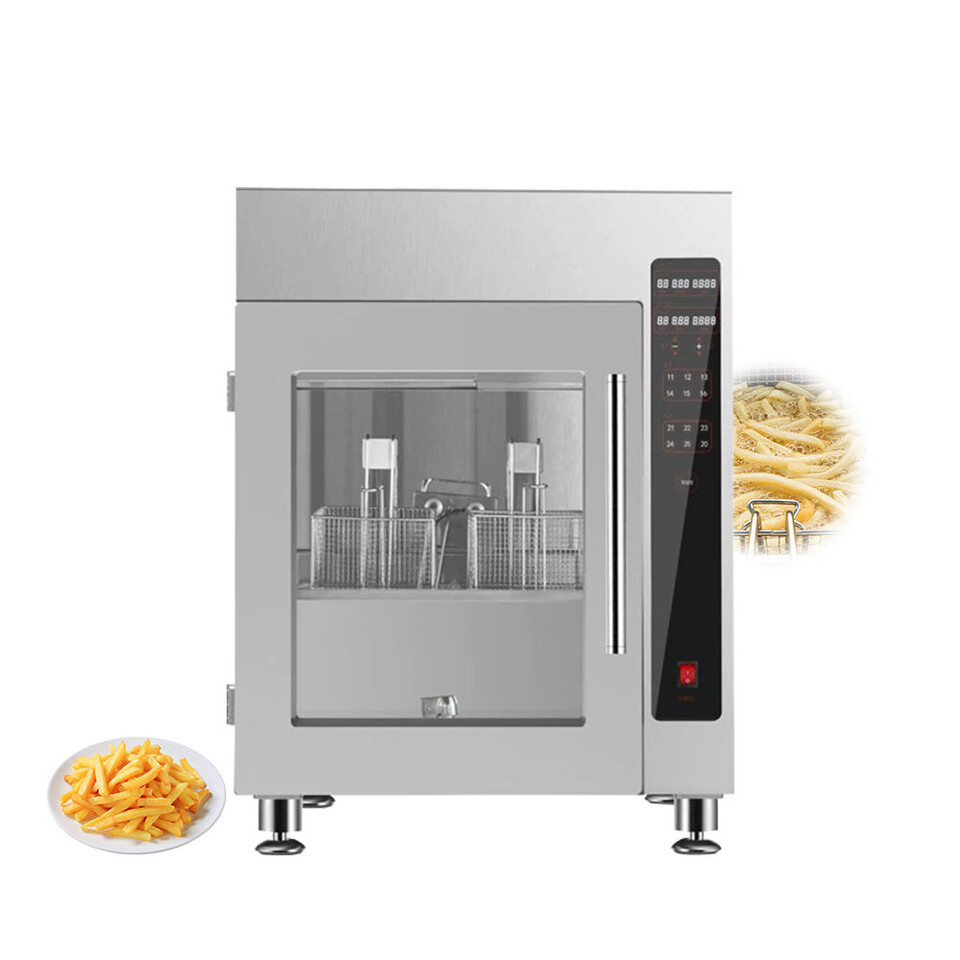 Commercial 7.5L Smokeless Intelligent Electric Deep Fryer with 5-Level Oil Fume Purification