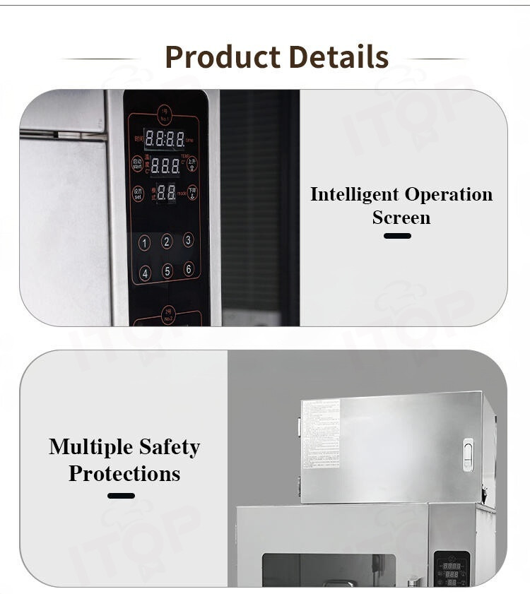 Commercial 7.5L Smokeless Intelligent Electric Deep Fryer with 5-Level Oil Fume Purification