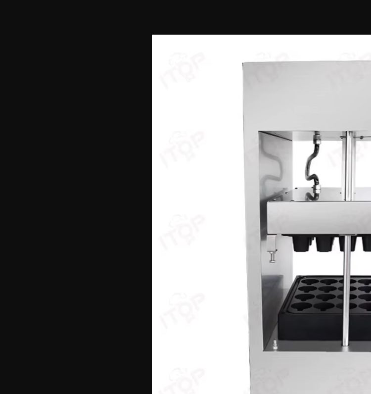 IT-WA-ACC commercial ice cream cone waffle cup machine detail 08