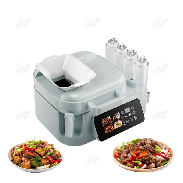 ITOP Hot Sale Multifunctional 7L Large Capacity Cooking Robot Automatic Stir Fry Machine Factory Wholesale Price