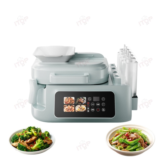 ITOP Hot Sale Multifunctional 7L Large Capacity Cooking Robot Automatic Stir Fry Machine Factory Wholesale Price