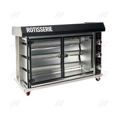 Commercial 3/6/9 Rod Electric & Gas Rotisserie Chicken Roasting Oven