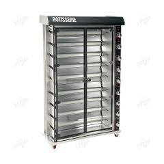 Commercial 3/6/9 Rod Electric & Gas Rotisserie Chicken Roasting Oven