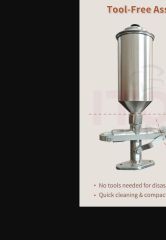 Commercial Desktop Single-Head Manual Cream & Jam Filling Machine