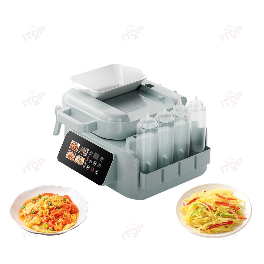 ITOP Hot Sale Multifunctional 7L Large Capacity Cooking Robot Automatic Stir Fry Machine Factory Wholesale Price