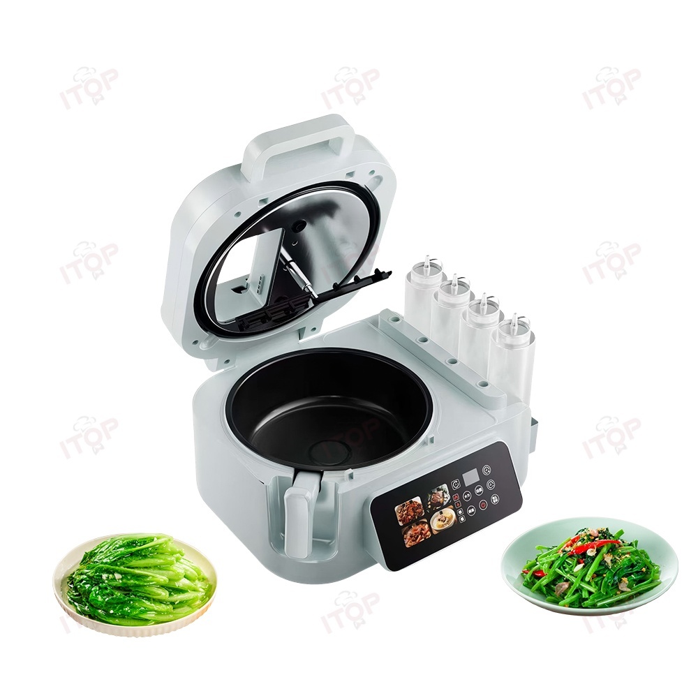 ITOP Hot Sale Multifunctional 7L Large Capacity Cooking Robot Automatic Stir Fry Machine Factory Wholesale Price