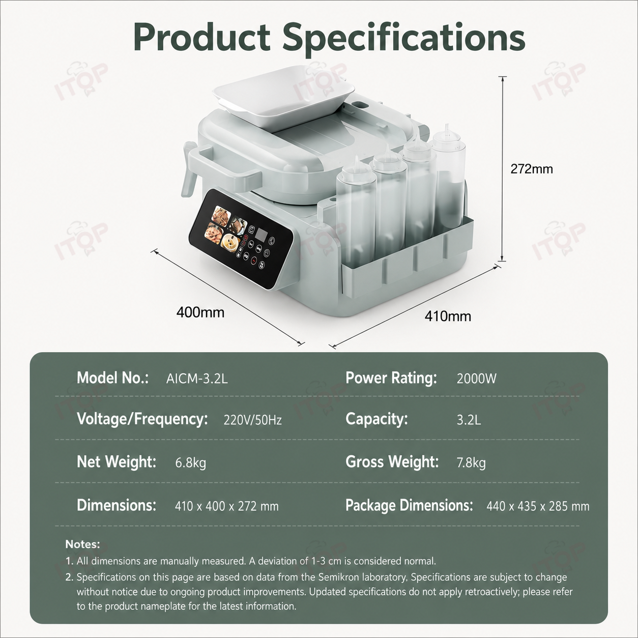 ITOP Hot Sale Multifunctional 7L Large Capacity Cooking Robot Automatic Stir Fry Machine Factory Wholesale Price
