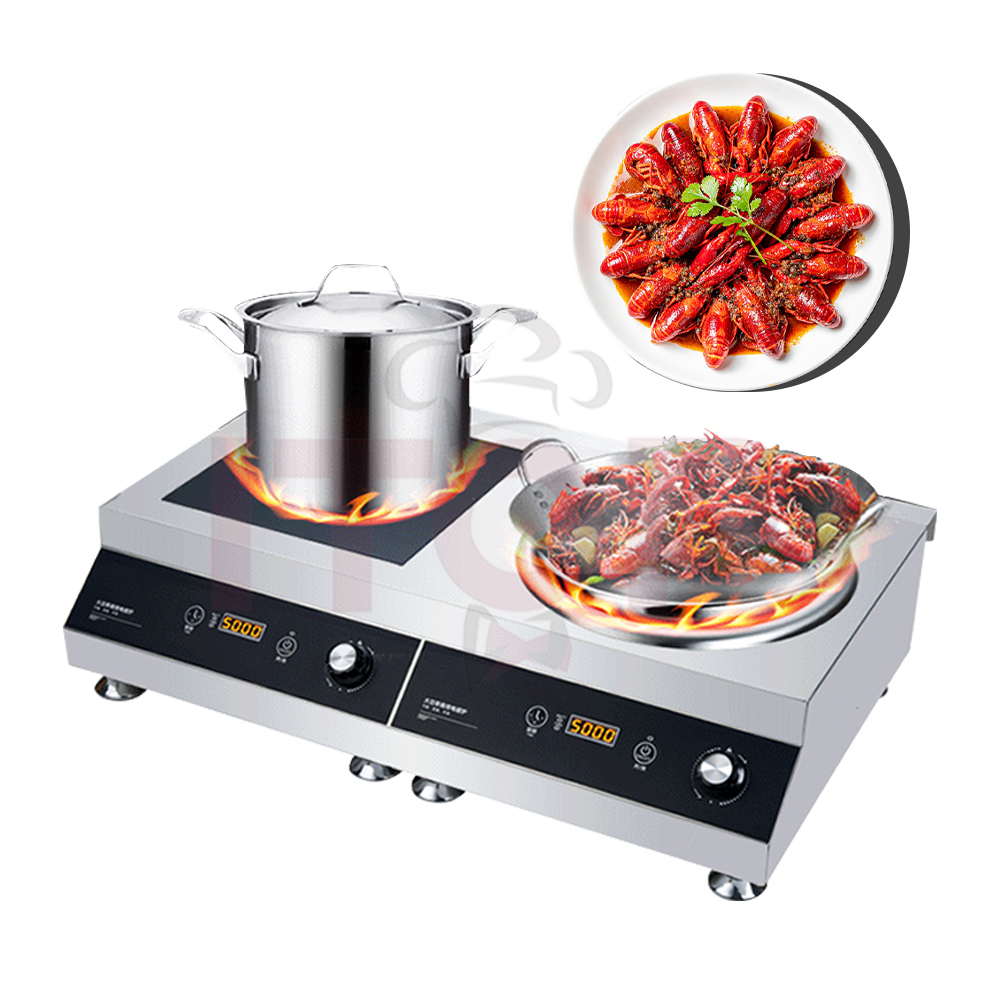 Commercial Double-Burner Induction Cooktop | ITOP