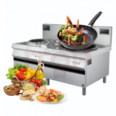 Commercial 30kW Double-Head Induction Cooker | ITOP