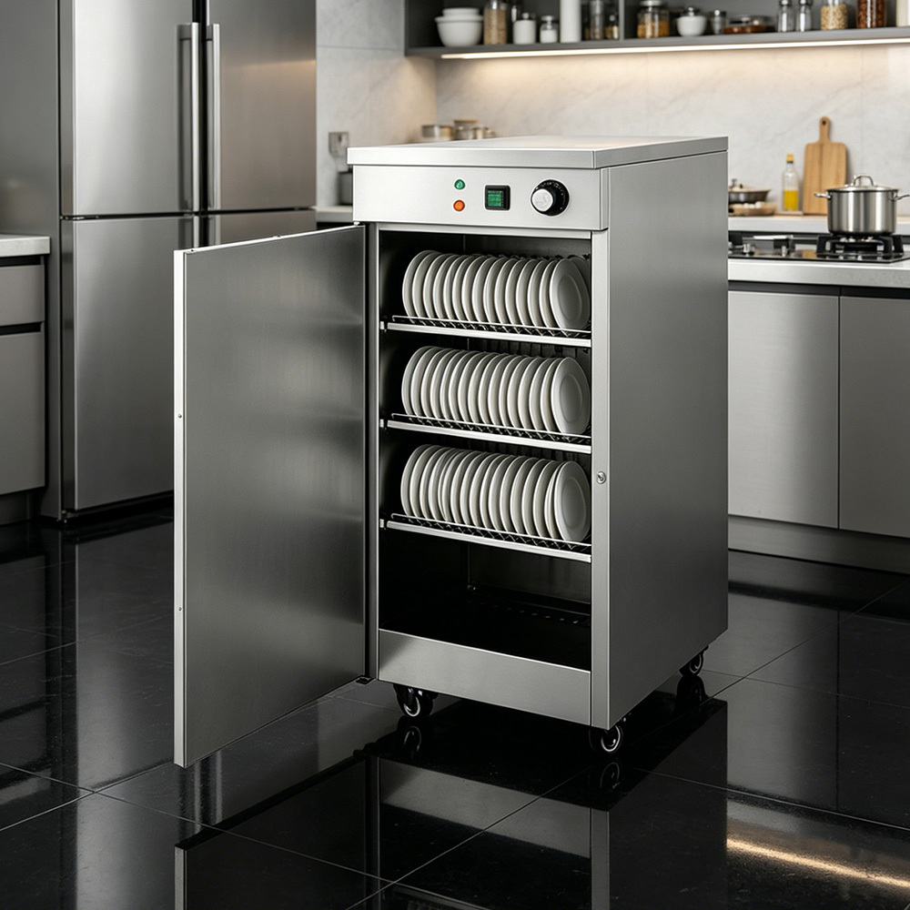 4-Layer Commercial Electric Plate Warmer – Stainless Steel Dish Warmer