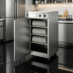4-Layer Commercial Electric Plate Warmer – Stainless Steel Dish Warmer