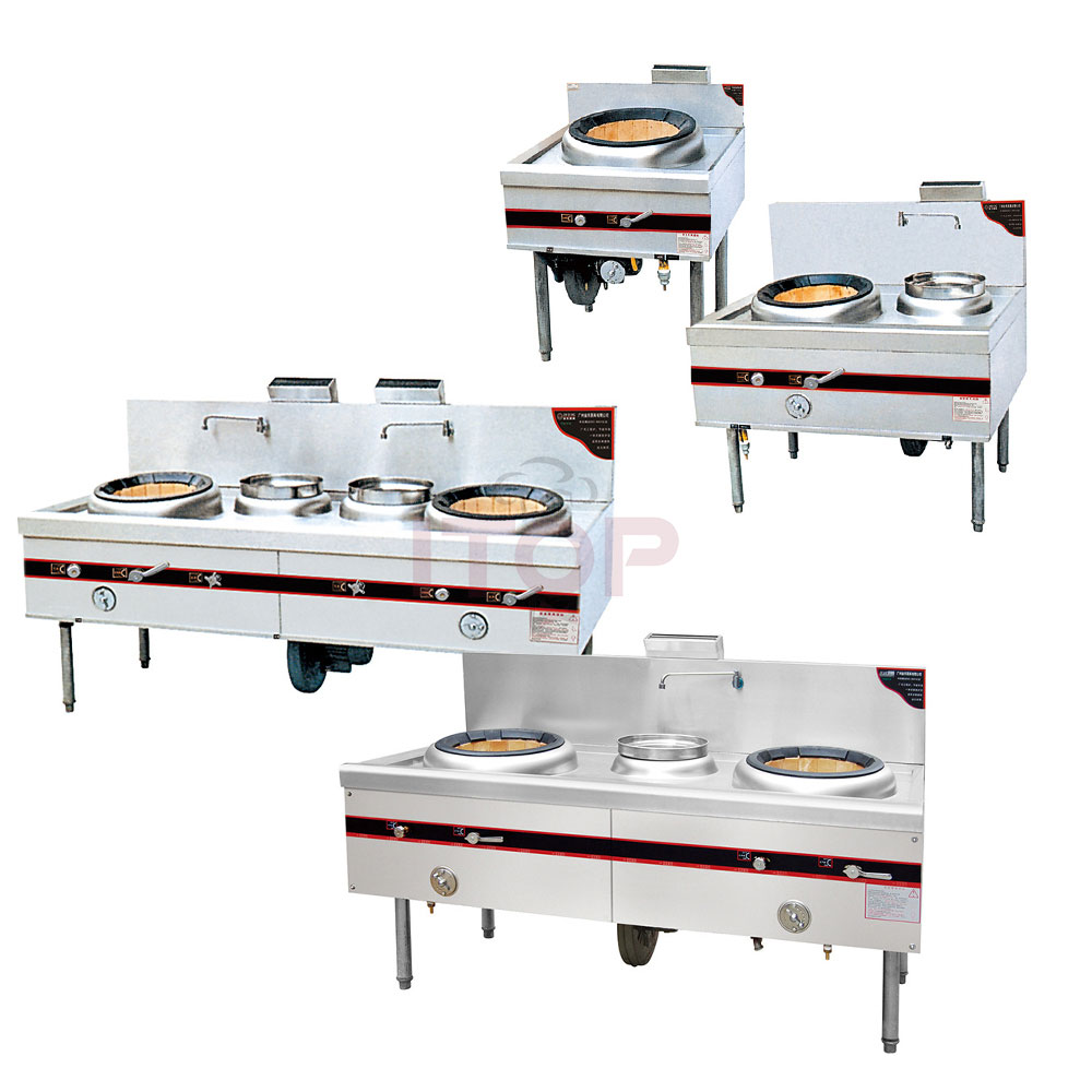 IT-GCS-S80 Commercial Cantonese Gas Wok Burner with Warmer | ITOP - Product Image 4