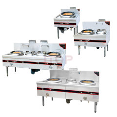 Commercial Cantonese Gas Wok Burner with Warmer | ITOP