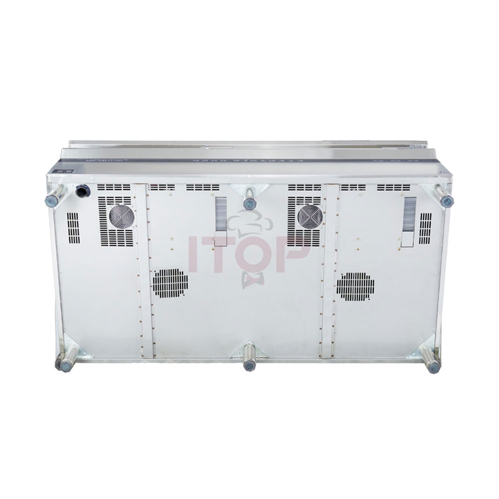 IT-SFC-DH2 Commercial Heavy-Duty 380V Induction Cooking Range | ITOP - Product Image 3