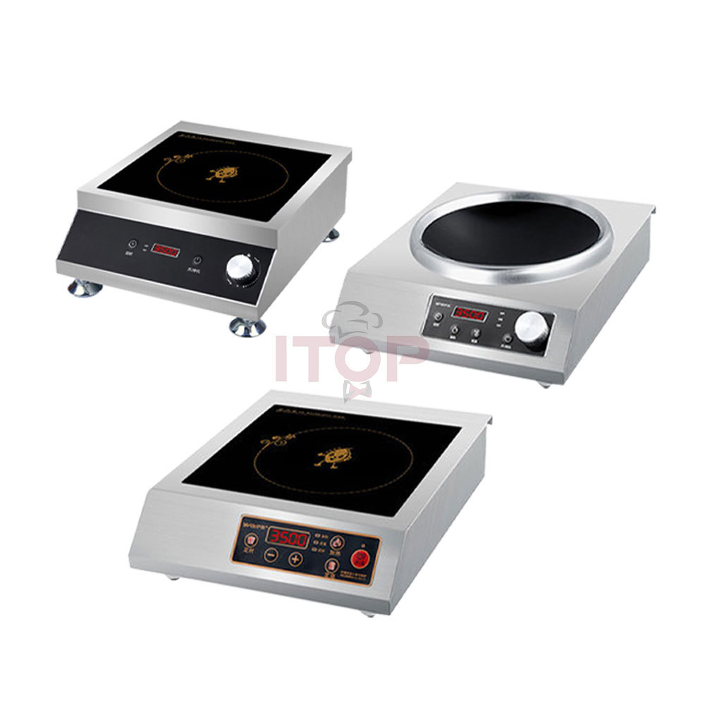 Commercial 3500W Induction Hot Plate Cooktop | ITOP