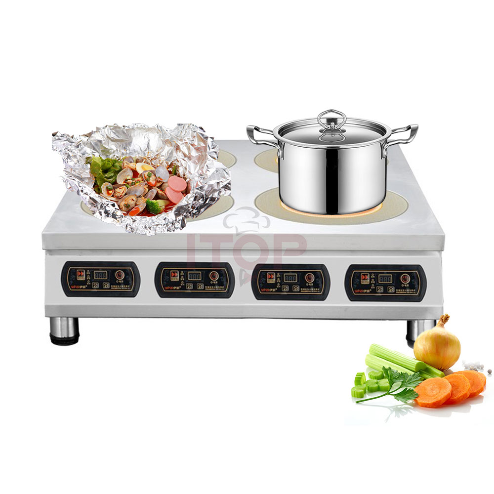 IT-CCP-4KP Commercial 4-Head Induction Claypot Cooker | ITOP - Product Image 4