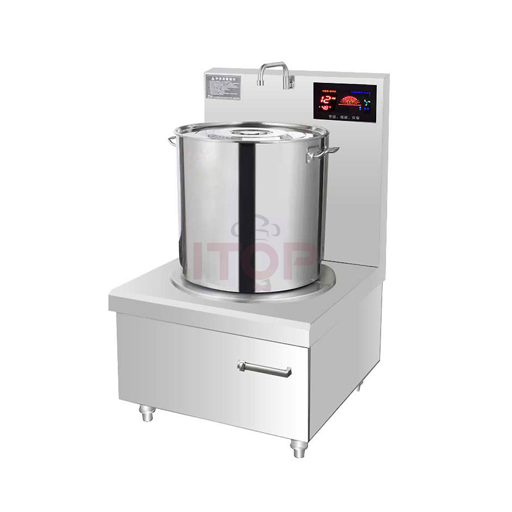 IT-SSC-1 Commercial Induction Soup Cooker with Standing Pot | ITOP - Product Image 1