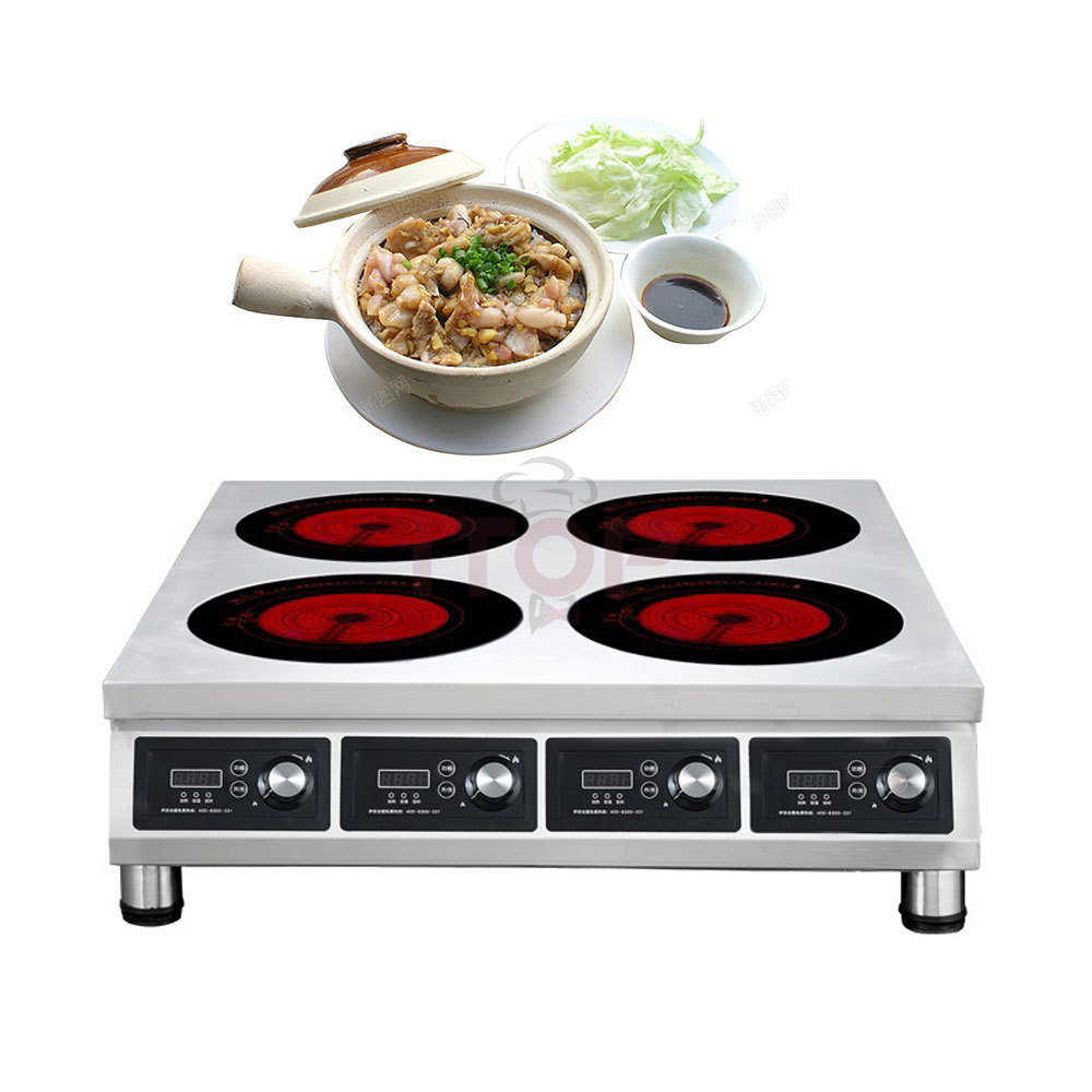 Commercial 4-Head Induction Claypot Cooker | ITOP