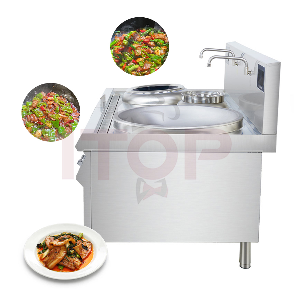 Commercial 30kW Double-Head Induction Cooker | ITOP