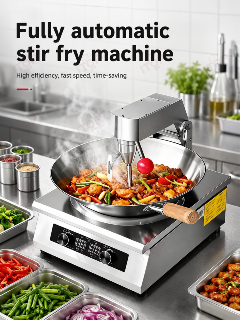 Commercial Automatic Planetary Stir Fry Cooking Mixer | ITOP