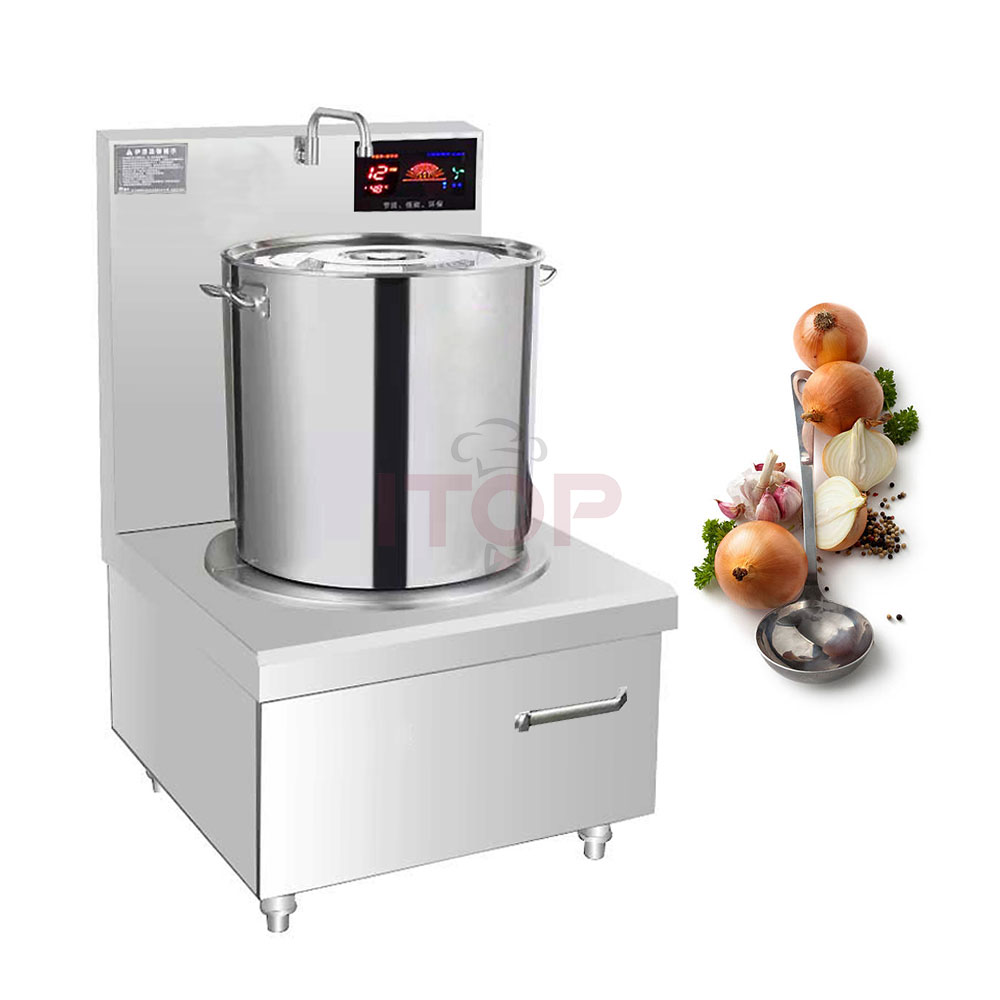 IT-SSC-1 Commercial Induction Soup Cooker with Standing Pot | ITOP - Product Image 3