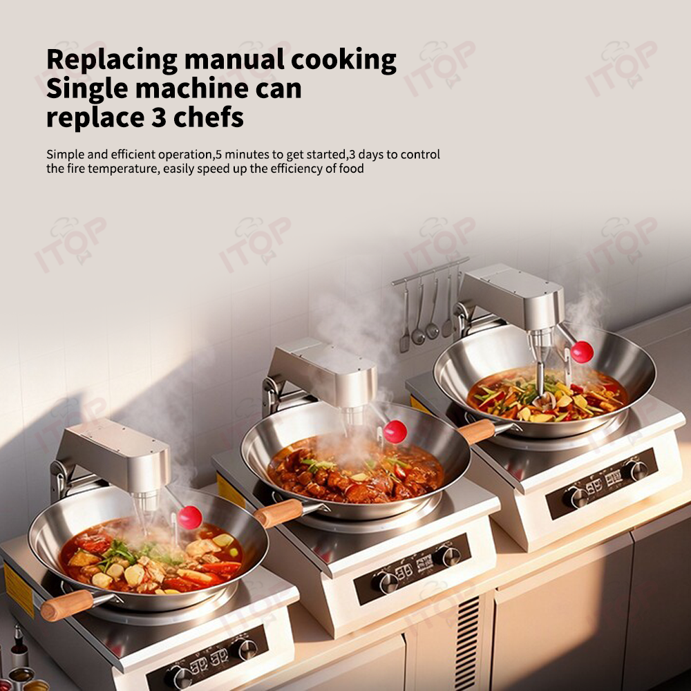 Commercial Automatic Planetary Stir Fry Cooking Mixer | ITOP