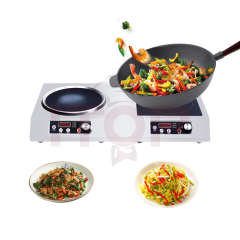 Commercial 3500W Flat & Concave Induction Cooktop | ITOP