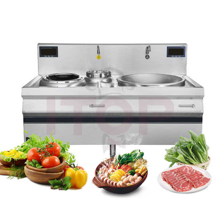 Commercial 30kW Double-Head Induction Cooker | ITOP