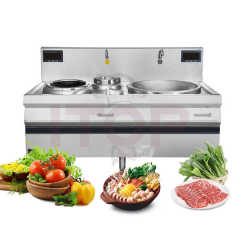 Commercial 30kW Double-Head Induction Cooker | ITOP