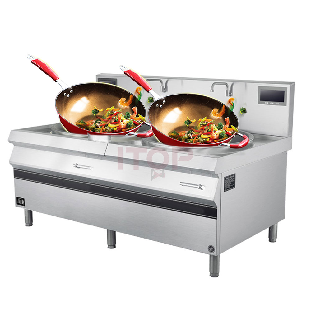 IT-SFC-DH2 Commercial Heavy-Duty 380V Induction Cooking Range | ITOP - Product Image 5