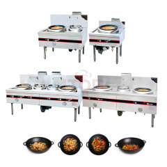Commercial Cantonese Gas Wok Burner with Warmer | ITOP