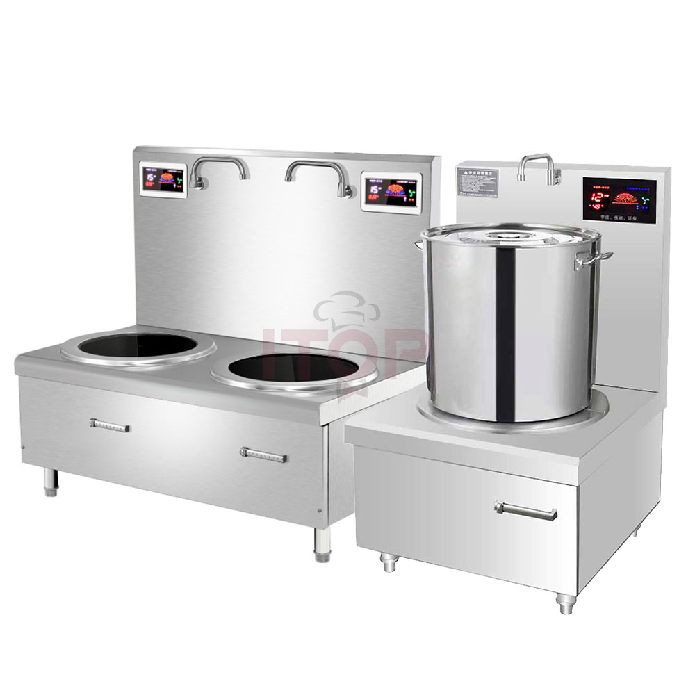 IT-SSC-1 Commercial Induction Soup Cooker with Standing Pot | ITOP - Product Image 2