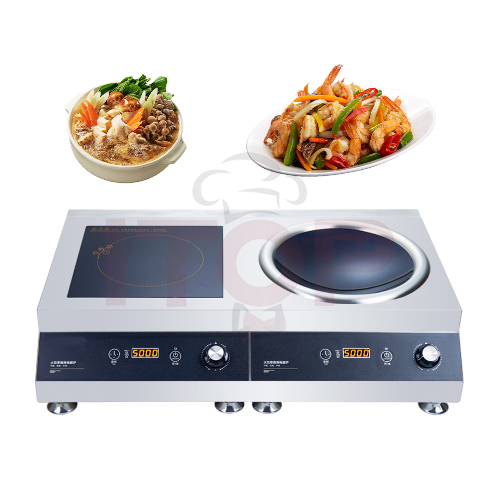 Commercial Double-Burner Induction Cooktop | ITOP