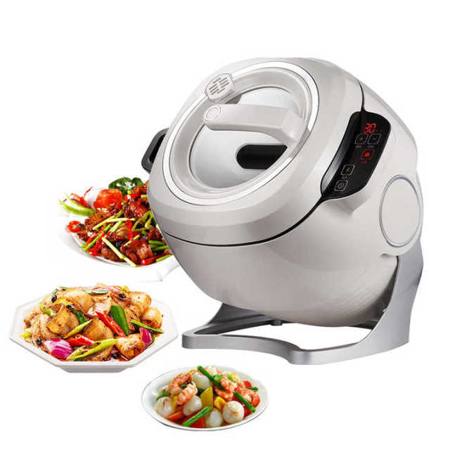 Restaurant Fried Rice Machine Rotating Smart Robot Cooker Wok Chef Automatic Cooking Machine Intelligent Cooking Robot for Hotel