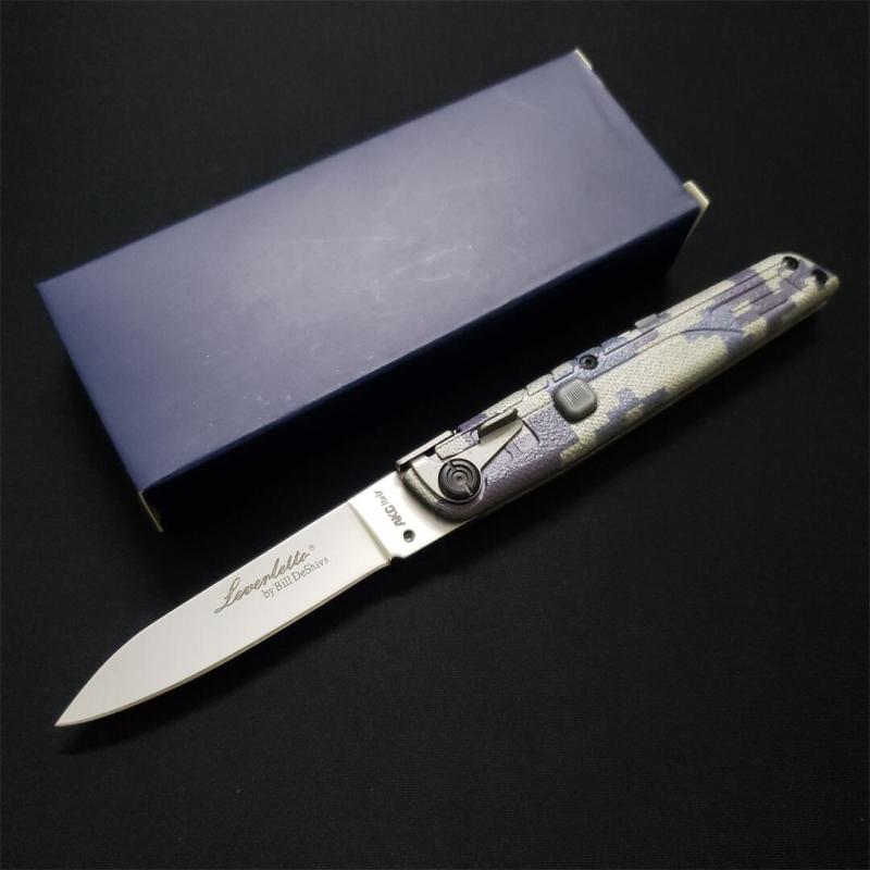 Italy AKC Godfather Stiletto Colt OTF AUTO Knife 3.34" 440c Steel Blade, Nylon Fiber Handles-4 Models