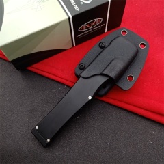 Microtech Customs Marfione Halo V OTF AUTO Knife 4.17" Black ELmax Blade, Aluminum Alloy Handles