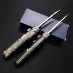 Italy AKC Godfather Stiletto Colt OTF AUTO Knife 3.34" 440c Steel Blade, Nylon Fiber Handles-4 Models