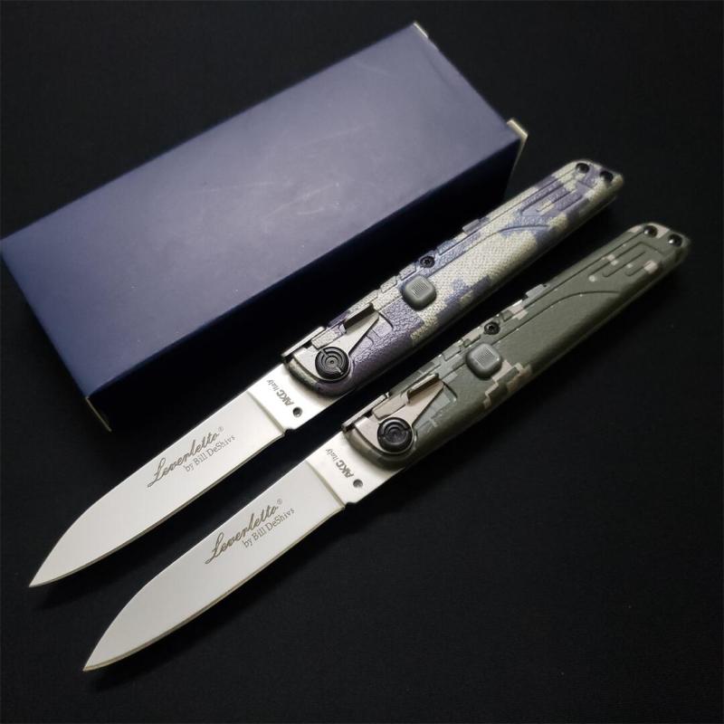 Italy AKC Godfather Stiletto Colt OTF AUTO Knife 3.34" 440c Steel Blade, Nylon Fiber Handles-4 Models