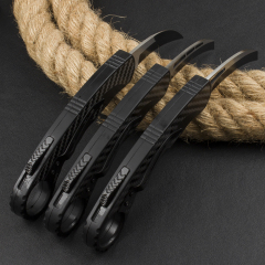 Microtech Claw Karambit AUTO OTF Knife 2.87" 440c Blade, Carbon Finer+Zinc Aluminum Alloy Handles