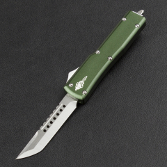 Microtech Mini UTX70 OTF AUTO Knife 2.4" 204P Blade, Aviation Aluminum Handles