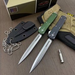 Microtech Mini Venom OTF AUTO Knife 3.7" D2 Blade, Aviation Aluminum Handles