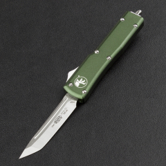 Microtech Mini UTX70 OTF AUTO Knife 2.4" 204P Blade, Aviation Aluminum Handles