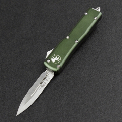 Microtech Mini UTX70 OTF AUTO Knife 2.4" 204P Blade, Aviation Aluminum Handles