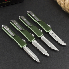 Microtech Mini UTX70 OTF AUTO Knife 2.4" 204P Blade, Aviation Aluminum Handles