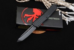 Microtech Sea Dragon OTF AUTO Knife 3.74" D2 Plain Blade, Aluminum Alloy Handles