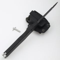 Microtech Marfione Halo VI OTF AUTO Knife 4.17" Elmax Blade, Black Aluminum Alloy Handles