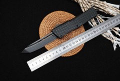 Microtech Sea Dragon OTF AUTO Knife 3.74" D2 Plain Blade, Aluminum Alloy Handles